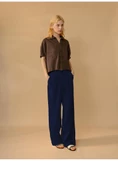 Toridas Keten Günlük Pantolon Düğmeli Ln13lacivert - 3