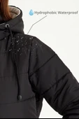 Günlük Su Geçirmez Kışlık Şişme Kadın Mont thumbnail 6