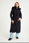 Günlük Kışlık Tam Boy Şişme Kadın Mont thumbnail 5
