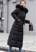 Günlük Kışlık Tam Boy Şişme Kadın Mont thumbnail 4