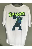OFF WHITE UNISEX OVERSIZE T-SHİRT - 3