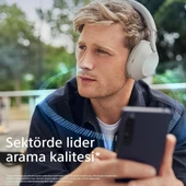Sony WH-1000XM5 Kulak Üstü Bluetooth Kulaklık Beyaz - 12