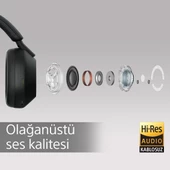 Sony WH-1000XM5 Kulak Üstü Bluetooth Kulaklık Beyaz - 3