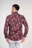 DORSS SLİMFİT DESENLİ ERKEK GÖMLEK thumbnail 5