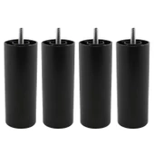 Mobilya Kanepe Koltuk Baza Yükseltme M8 Civatalı İnce Diş Destek Ayağı Ayakları Siyah 14 cm 4 Adet thumbnail 6