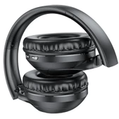 Brofone B023 Kablosuz Kulak Üstü  Kulaklık Bluetooth 5.3 Siyah  Yumuşak Pedli - 3