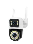 WiFi Güvenlik Kamerası Çift 1080P  Çift Kamera Ev Güvenlik Algılama Alarmı WiFi İki Yönlü İnterkom - 6