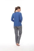 Pijadore 1559 Kadın Uzun Kollu Pijama Takım - 3
