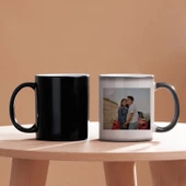 Kişiye Özel Fotoğraf Baskılı Renkli Sihirli Kupa - 1