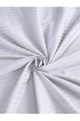 Çizgili Saten Yatak Çarşafı Lastikli 100x200 Yastık Kılıfı 50x70 Fitted Tek Kişilik Çarşaf Seti - 3