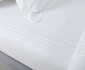 Çizgili Saten Yatak Çarşafı Lastikli 100x200 Yastık Kılıfı 50x70 Fitted Tek Kişilik Çarşaf Seti - 5