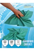 Mikrofiber 4'ü 1 Arada Mutfak Bezi, Cam Bezi, Araç Bezi ve Genel Temizlik Bezi Seti 40x60 cm - 4