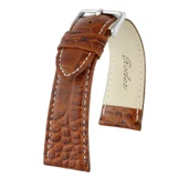 R4134W RODER DERİ KAYIŞ - TABA-BEYAZ - 24X20MM - 8