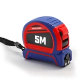 WORKPRO WP261041 5Mx25mm Naylon Kaplama Sarı Çift Taraflı Manyetik Çelik Şerit Metre - 3