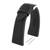 R4136B RODER DERİ KAYIŞ - SİYAH-MAVİ - 7