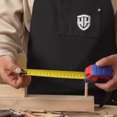 WORKPRO WP261044 8Mx25mm Naylon Kaplama Sarı Çift Taraflı Manyetik Çelik Şerit Metre - 11