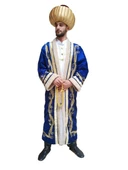 Sultan Kıyafeti Mavi Renk Kostüm - 1