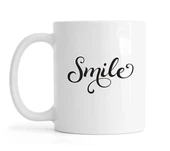 HİDZ Smile Beyaz Kupa Bardak - 1