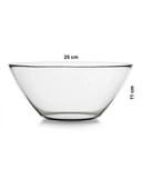 Paşabahçe 10697 Iconic Cam Salata Kasesi 2950 cc 25 cm - 3