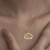 925 Ayar Gümüş Beyin Kolye thumbnail 5