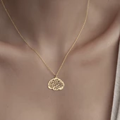 925 Ayar Gümüş Beyin Kolye thumbnail 9