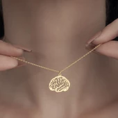 925 Ayar Gümüş Beyin Kolye thumbnail 2