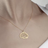 925 Ayar Gümüş Beyin Kolye thumbnail 8