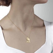 925 Ayar Gümüş Amerikan Futbolu İsim Detaylı  Kolye thumbnail 2