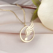 925 Ayar Gümüş Mikrofon Plaka Kolye thumbnail 6