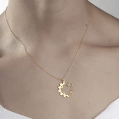 925 Ayar Gümüş Makine Çarkı Temalı Kolye thumbnail 11