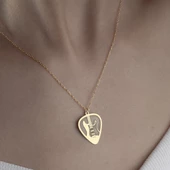 925 Ayar Gümüş Gitar Penası Kolye thumbnail 3