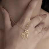 925 Ayar Gümüş Uluyan Kurt  Kolye thumbnail 10