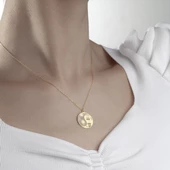 925 Ayar Gümüş Gitar Temalı Ying Yang Kolye thumbnail 4