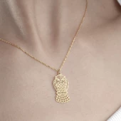 925 Ayar Gümüş Baykuş Figürlü Kolye thumbnail 6