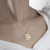 925 Ayar Gümüş Gitar Temalı Ying Yang Kolye thumbnail 2