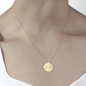 925 Ayar Gümüş Basketbol Topu ve Sayı Detaylı Kolye thumbnail 3