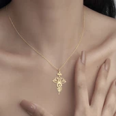 925 Ayar Gümüş Nefes Meditasyon Kolye thumbnail 3