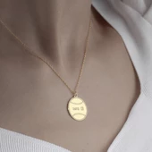 925 Ayar Gümüş Beyzbol Topu Kolye thumbnail 5