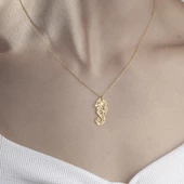 925 Ayar Gümüş Denizatı Kolye thumbnail 3