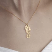 925 Ayar Gümüş Denizatı Kolye thumbnail 7