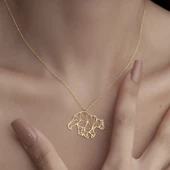 925 Ayar Gümüş Kutup Ayısı Figürlü Kolye thumbnail 6