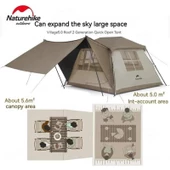 NATUREHİKE VİLLAGE 5.0 4 KİŞİLİK OTOMATİK KURULUM ÇADIR thumbnail 2