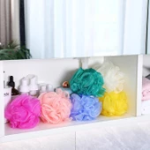 10 Adet Renkli Duş Filesi, Duş Lifi, Banyo Lifi Seti, Banyo Kesesi Lif Pufidik Lif, Çeyiz Lif, Seti 10 Adet - 3