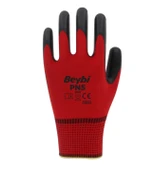 Pn5 No:10 Kırmızı Polyester Nitril Eldiven 288 Çift - 3