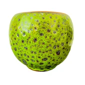 Bitki Tasarımı Yeşil Şekilli Artistik Çift Sırlı İç Ve Dış Mekan Kullanımlı Toprak Terrakota Saksı Saksılık Salon Çiçeklik thumbnail 1