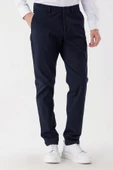 Koyu Lacivert Pamuklu Yandan Cepli Casual Comfort Fit Chino Pantolon 1003235154 thumbnail 1