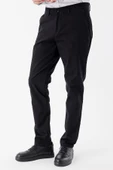 Siyah Pamuklu Yandan Cepli Casual Comfort Fit Chino Pantolon 1003235154 thumbnail 1