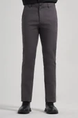 Koyu Antrasit Pamuklu Yandan Cepli Casual Slim Fit Chino Pantolon 1003240151 thumbnail 1