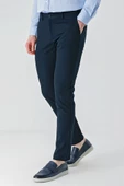 Koyu Lacivert Esnek Yandan Cepli Casual Slim Fit Chino Pantolon 1003240113 - 1