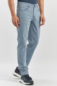 Koyu Turkuaz Pamuklu 5 Cep Casual Slim Fit 5 Cep Pantolon 1003240319 - 1